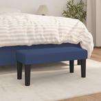 vidaXL Bankje 70x30x30 cm stof blauw, Verzenden, Nieuw, Stof, Minder dan 150 cm