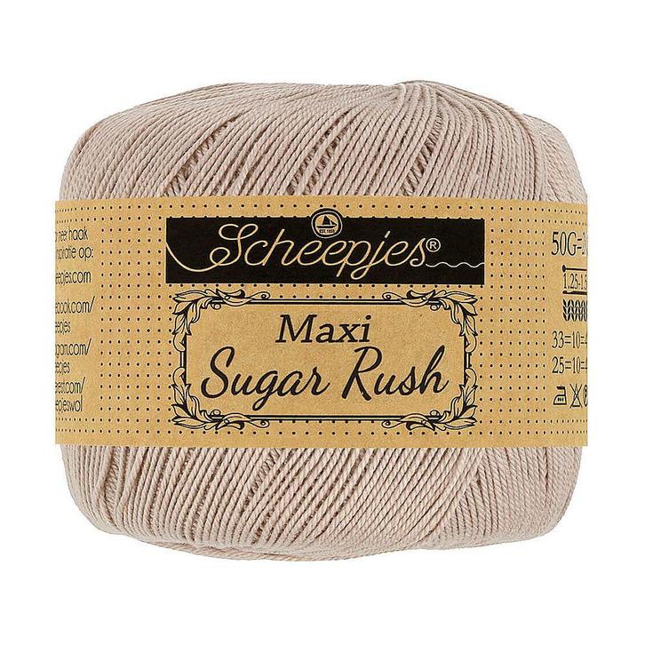 Scheepjes Maxi Sugar Rush - 257 antique mauve - Katoen Gar, Hobby en Vrije tijd, Breien en Haken, Ophalen of Verzenden