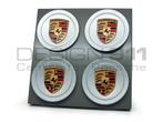 4460012 Porsche Wheel doppen Crested plastic concaved, Auto-onderdelen, Banden en Velgen, Verzenden, Nieuw