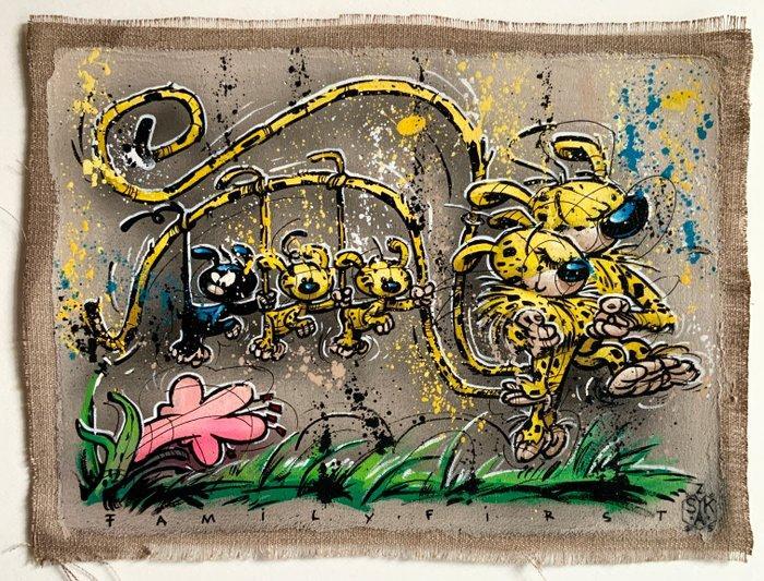 Elisée Skayzoo - Family First : marsupilami’s, Antiek en Kunst, Kunst | Schilderijen | Modern