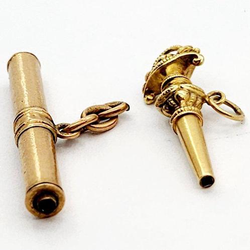 Hanger - 18 karaat Geel goud, Sieraden, Tassen en Uiterlijk, Antieke sieraden