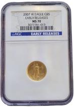 Gouden American Eagle 1/10 oz 2007 W-Burnished Gold Early, Postzegels en Munten, Munten | Amerika, Verzenden, Midden-Amerika, Losse munt
