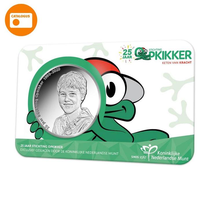 Stichting Opkikker penning in coincard, Postzegels en Munten, Munten | Nederland, Verzenden