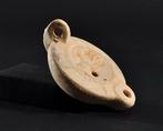 Oud-Romeins Terracotta olielamp - 10 cm