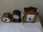 Wekkers (3) - Antiek Messing, graniet, emaille, glas. -, Antiek en Kunst