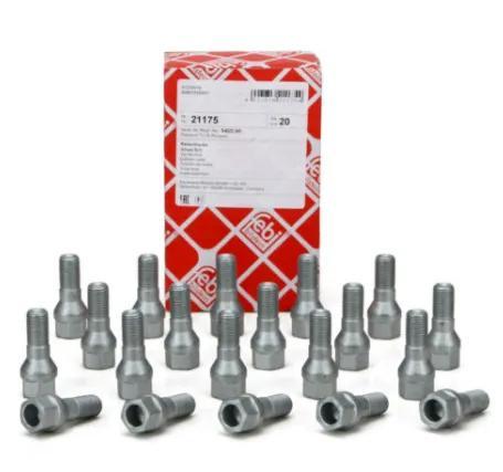 20x Wielbout Citroen, Fiat, Peugeot M12x1,25mm 47mm Febi..., Auto-onderdelen, Overige Auto-onderdelen, Nieuw, Ophalen of Verzenden