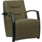 Leren fauteuil Magnificent - Toledo Olive (olijf/goen), Huis en Inrichting, Fauteuils, Nieuw, Ophalen of Verzenden, 50 tot 75 cm