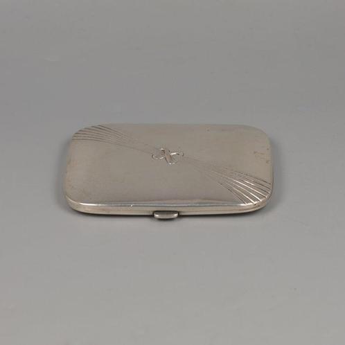 Carl Schnauffer Sigaretten etui - Sigarettenhouder - .800, Antiek en Kunst, Antiek | Goud en Zilver