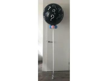 Zwevende gender reveal ballon