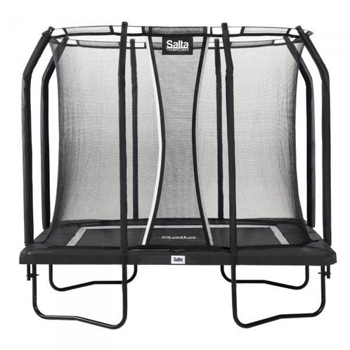Salta Trampoline Premium Black Edition Vierkant incl. Vei..., Kinderen en Baby's, Speelgoed | Buiten | Trampolines, Nieuw, Verzenden