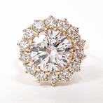 Zonder Minimumprijs - Ring - 14 karaat Geel goud - 3.20ct., Sieraden, Tassen en Uiterlijk, Ringen, Nieuw