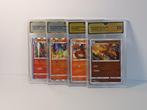 Pokémon - 4 Graded card - Charizard - GG - Various sets, Nieuw