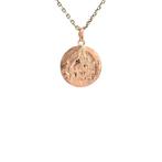 Roségouden vintage hanger met Jozef, Maria en Jezus 14 krt, Ophalen of Verzenden, Nieuw