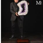 Buitengewone Amethist Geode in Sectie - Diep Paarse Kleur -, Verzamelen, Mineralen en Fossielen