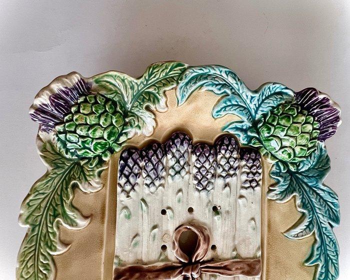 Fives-Lille - Serveerschaal (2) - Faience - Aspergeschaal, Antiek en Kunst, Antiek | Glas en Kristal