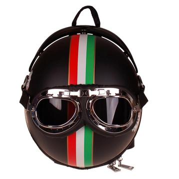 Rugtas - Retro Jethelm Pothelm Scooter - Italian Stripes & G beschikbaar voor biedingen