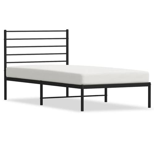 Bedframe Metaal Zwart 100x200 - Retourdeal - Duurzaam Slapen, Huis en Inrichting, Slaapkamer | Bedden, 100 cm, 200 cm, Zwart, Nieuw