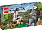 LEGO Minecraft De Konijnenhoeve - 21181 (Nieuw), Zo goed als nieuw, Verzenden