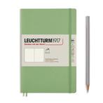 Leuchtturm notitieboek softcover 19x12.5 cm puntjes sage, Boeken, Nieuw, Verzenden
