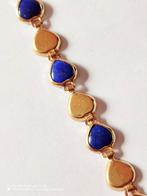 Armband - 18 karaat Geel goud Lapis lazuli - Lapis lazuli, Sieraden, Tassen en Uiterlijk, Armbanden, Nieuw