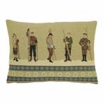 gobelin kussen antiek ski 30x45cm, Huis en Inrichting, Verzenden, Nieuw