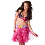 Hawaii Rokje Roze 45cm, Kleding | Dames, Carnavalskleding en Feestkleding, Verzenden, Nieuw