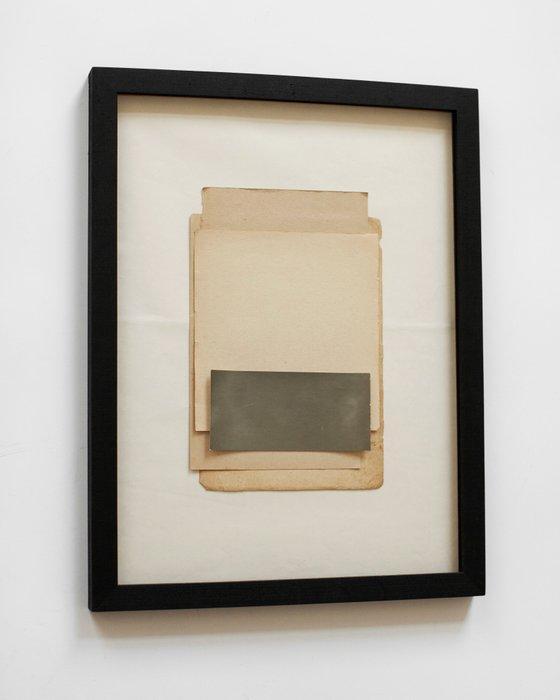Anna Khavro - Letter to an old friend - Unique collage, Antiek en Kunst, Kunst | Designobjecten