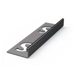 Tegelprofiel Faktum Recht RVS Zwart Chroom 11 mm - 250 cm, Ophalen of Verzenden, Nieuw