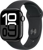 Apple Watch Series 10 42 mm aluminium kast gitzwart op, Verzenden, Gebruikt