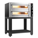GGM Gastro | Elektrische pizzaoven - (Volle vuurvaste klei), Verzenden, Nieuw in verpakking