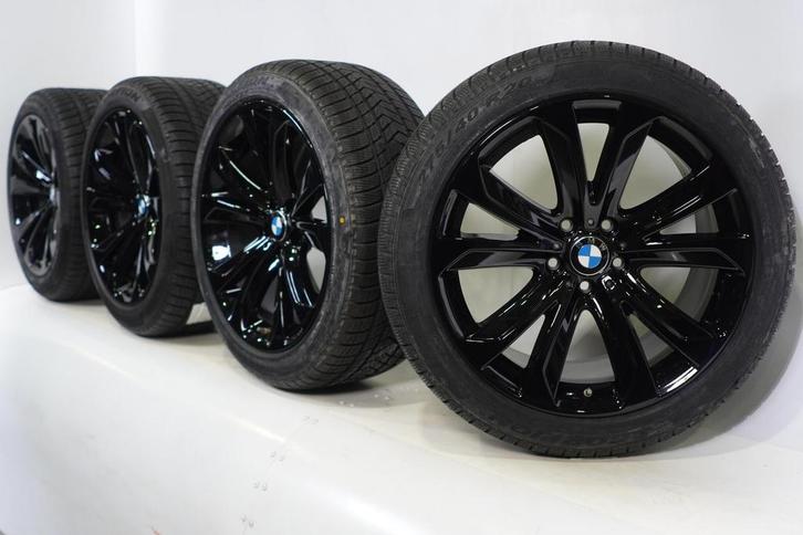 BMW X5 F15 X6 F16 491 20 inch velgen Pirelli Runflat Winterb, Auto-onderdelen, Banden en Velgen, Velg(en), Gebruikt, 20 inch, Winterbanden
