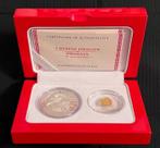 Fiji. 1 and 5 Dollars 2020 Chinese Dragon and Phonix 30th
