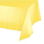 Geel Tafelkleed Plastic 2,74m, Verzenden, Nieuw