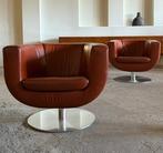 B&B Italia - Jeffrey Bernett - Fauteuil (2) - Tulip - Leder,, Antiek en Kunst, Antiek | Meubels | Stoelen en Banken
