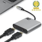 ACT USB-C naar HDMI adapter voor 2 monitoren, MST AC7012, Computers en Software, Monitoren, Ophalen of Verzenden, Zo goed als nieuw