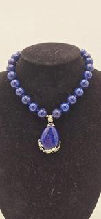 Overig - 12 mm lapis lazuli kraal ketting - Halsketting