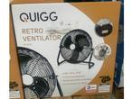 Veiling - Retro ventilator 30cm zwart, Nieuw