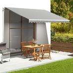 vidaXL Vervangingsdoek voor luifel 4,5x3 m antracietkleurig, Tuin en Terras, Verzenden, Nieuw