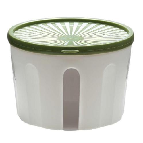 Biesse Bewaardoos Rond Luchtdicht Groen/Transparant 1,5L, Hobby en Vrije tijd, Taarten en Cupcakes maken, Nieuw, Verzenden