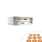 GGM Gastro | Gas pizzaoven - chamottebodem - 9x Ø33cm - 230V, Verzenden