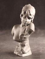 Art Nouveau buste - Emmanuel Villanis (1858 - 1914) - Beeld,, Antiek en Kunst, Kunst | Designobjecten