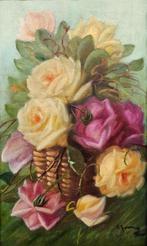 Spanish School (XIX) - Dreamlike roses 2, Antiek en Kunst