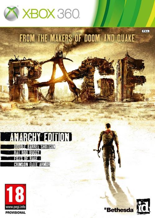 Rage-Anarchy Edition (Xbox 360) Gebruikt, Spelcomputers en Games, Games | Xbox 360, Zo goed als nieuw, Ophalen of Verzenden
