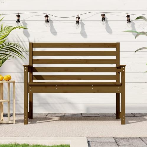 vidaXL Tuinbank 109x48x91,5 cm massief grenenhout, Tuin en Terras, Tuinbanken, Nieuw, Verzenden