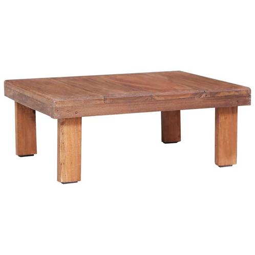 vidaXL Salontafel 60x45x23 cm massief mahoniehout, Huis en Inrichting, Tafels | Salontafels, 50 tot 100 cm, Nieuw, Minder dan 50 cm