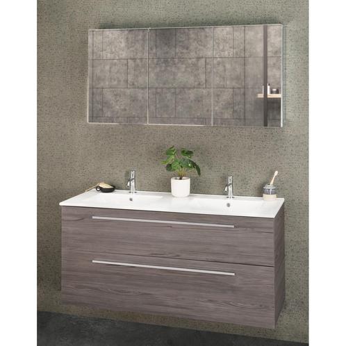 Spiegelkast Differnz Basic 3-Deurs 120 x 61,8 x 15 cm, Doe-het-zelf en Verbouw, Sanitair, Ophalen of Verzenden