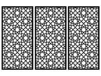 Veiling - 3x Composiet terrasscherm Alhambra 180x90cm, Tuin en Terras, Tuinschermen, Nieuw
