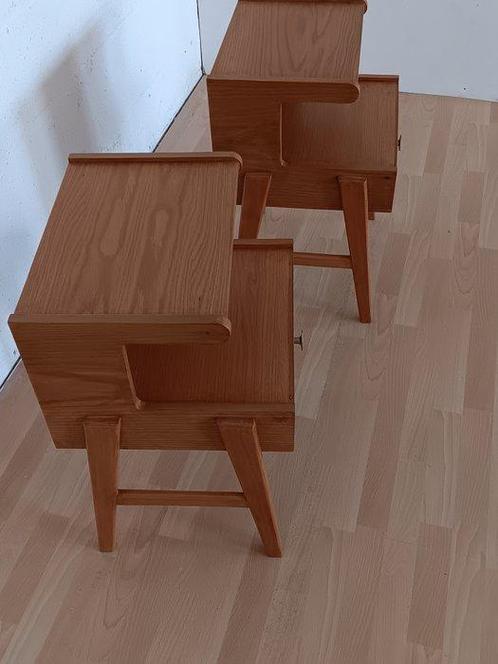Nachtkastje (2) - Beuken, Eik, Antiek en Kunst, Kunst | Designobjecten