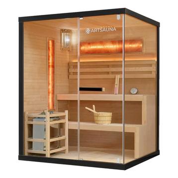 Traditionele Sauna Vantaa - 2-4 Personen - 150x140x190 cm beschikbaar voor biedingen