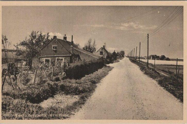 GOUDSWAARD - Oudendijk - Westeinde, Verzamelen, Ansichtkaarten | Nederland, Verzenden